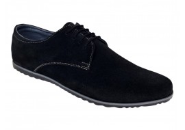 Marimea 40 Pantofi barbati sport casual din piele naturala intoarsa 880NVEL